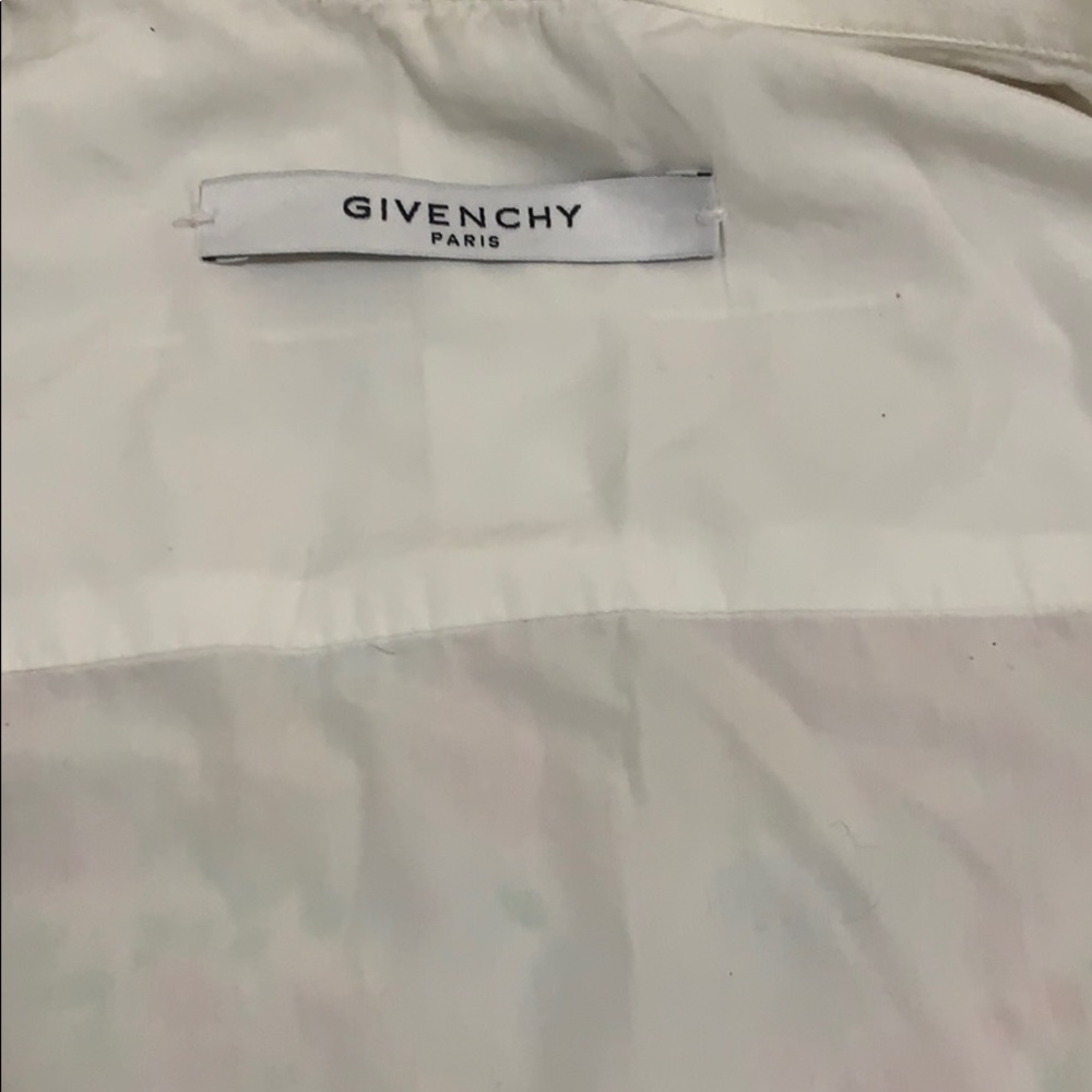 Men’s White Collar Button Down Givenchy Shirt - image 1